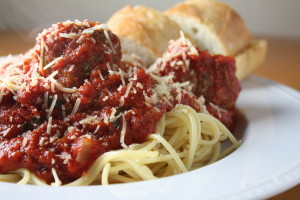 SPAGHETTI AND MEATBALLS